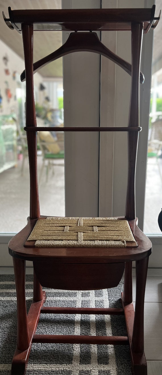 レア⭐︎IKEA SPRUTT スプルット　収納家具　スチール　ミッドセンチュリー Italian Mid-century Modern Butler Valet Chair by SPQR - Etsy