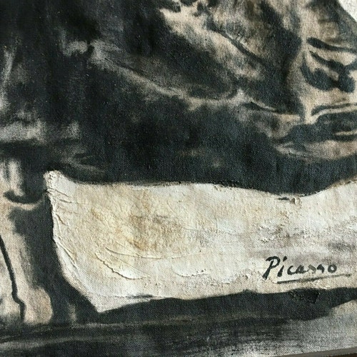 ジョルジュ・ブラック「花束1」1955年オリジナルリトグラフ、直筆