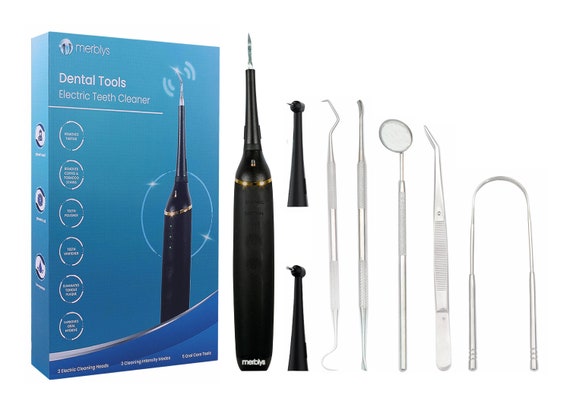 Ultrasonic Tooth Cleaner Electric Plaque Remover Dental Calculus