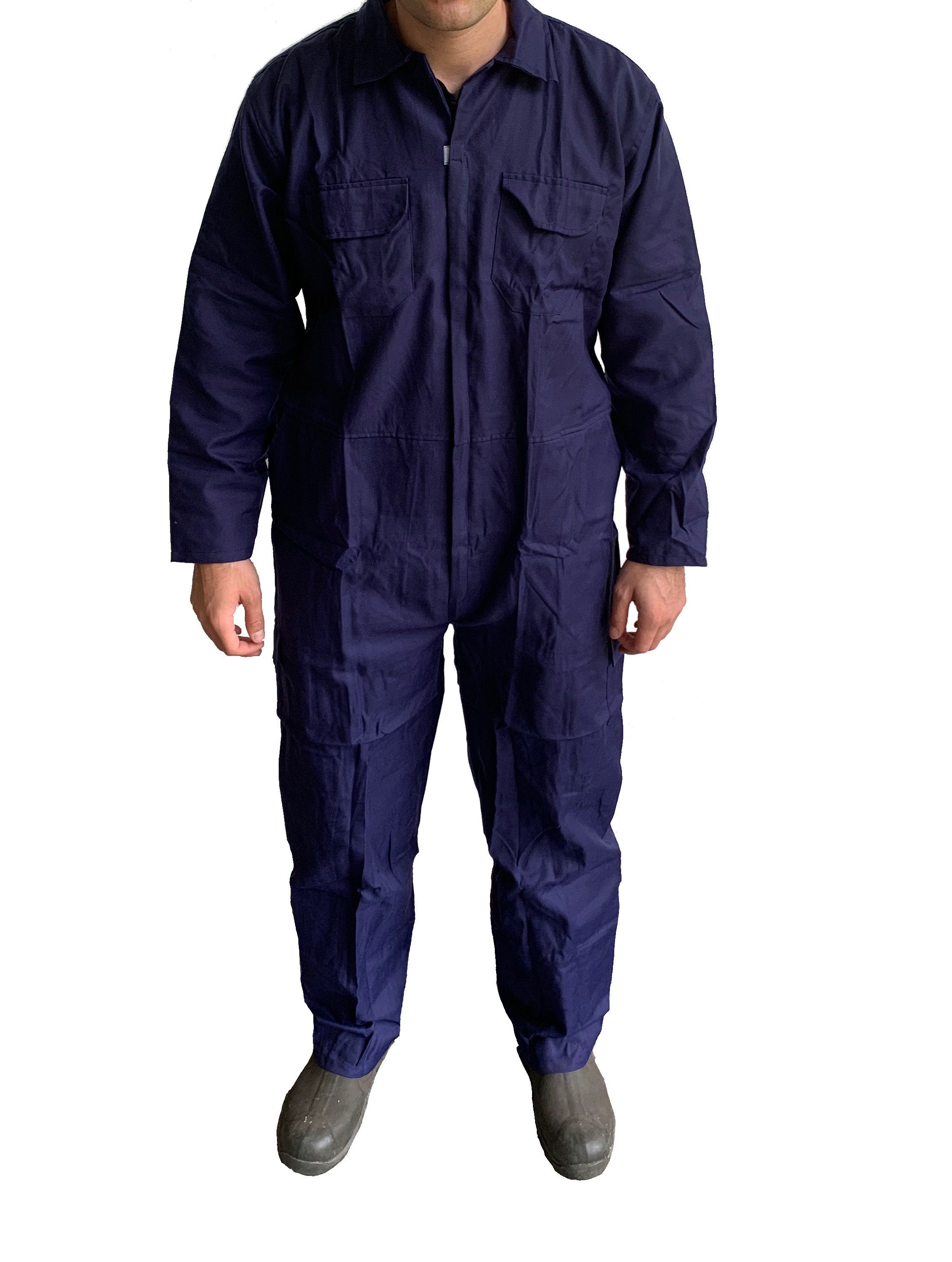 Mens Navy Coveralls Boilersuit Overalls Warehouse Garages - Etsy