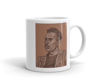 John Steinbeck Mug | Author Mug, Writer Gift, Teacher Gift, Tableware, Mug Print