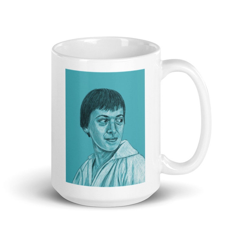 Ursula K. Le Guin Mug Author Mug, Writer Gift, Teacher Gift, Tableware, Mug Print image 3