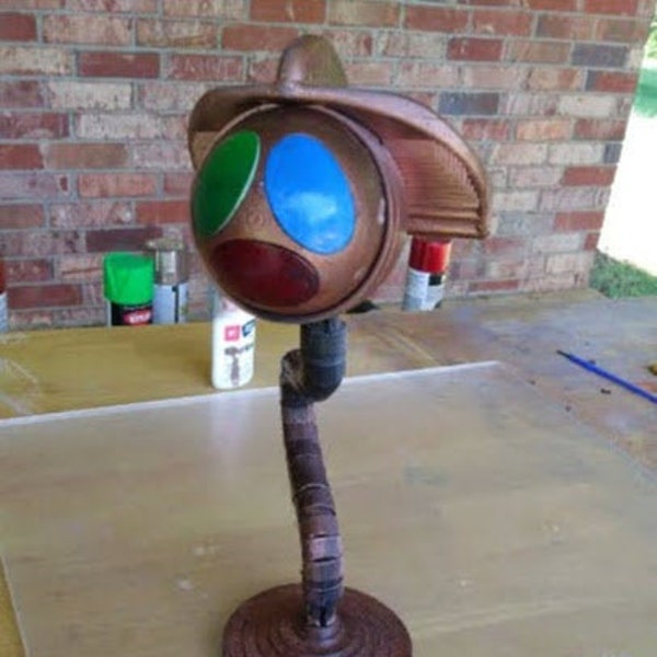 Painted 3D Printed War Of The Worlds (1953) Martian Eye