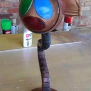 Painted 3D Printed War Of The Worlds (1953) Martian Eye