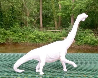 Unpainted Sauroposeidon Statue Dinosaur Model Collector Decor Gift 3D Printed  Figurine