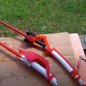 No More Heroes 2 Rose Nasty conjunto de katanas de viga