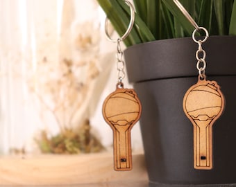 KPOP wood keyring - EXO, BTS, BlackPink, Seventeen, Red Velvet, Twice, Ateez, Monsta X, Nct, SuperM, Stray Kids