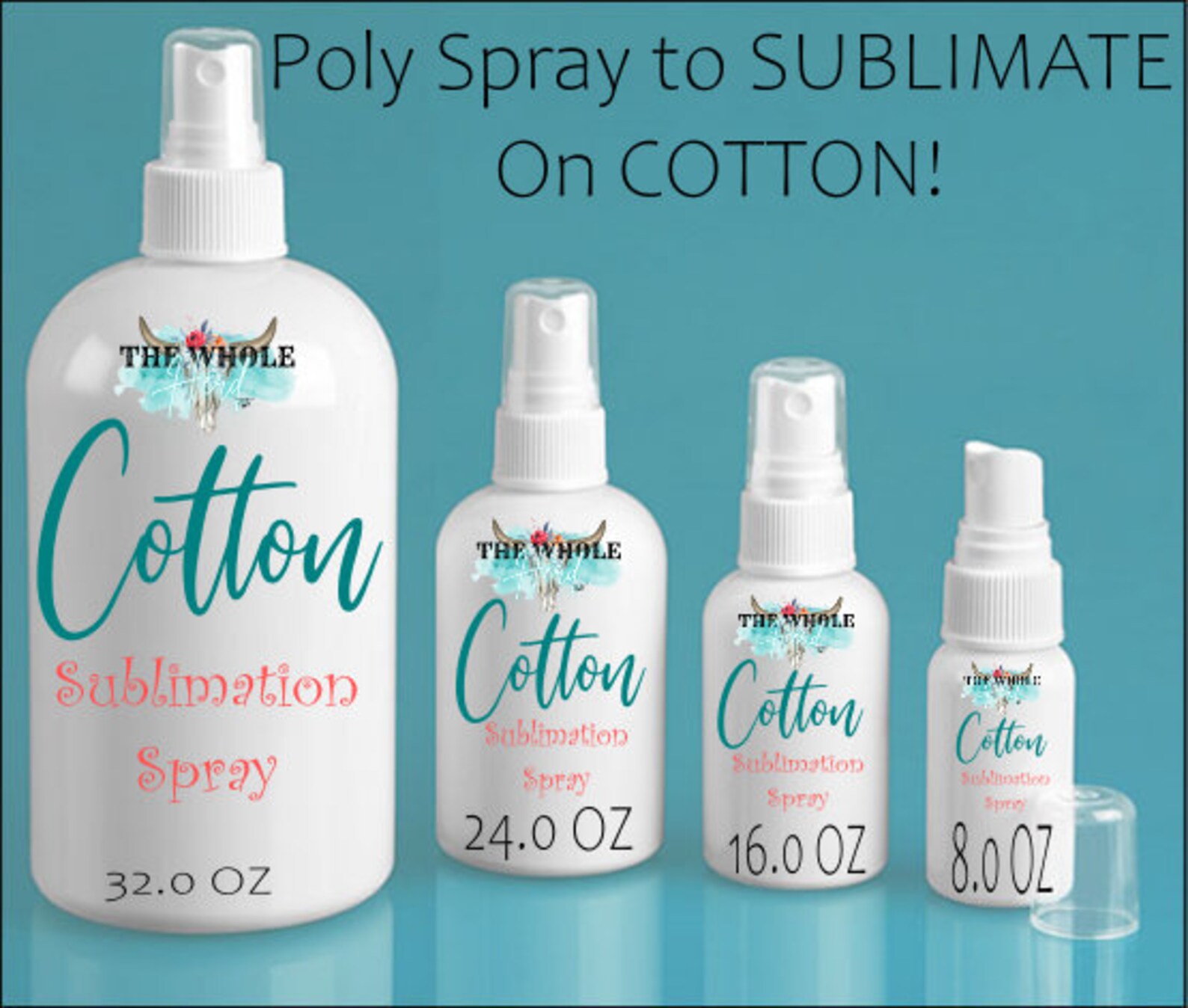 ECOFRIENDLY Cotton Sublimation Spray Etsy
