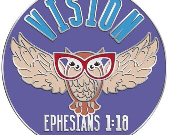 Vision Theme | American Heritage Girls | 1 inch Metal or Acrylic Pin