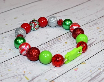 Christmas Collar Necklace, Beaded Collar Necklace, Holiday Beaded Collar, Red and Green Beaded Collar, Beaded Cat Collar, Pet Collars