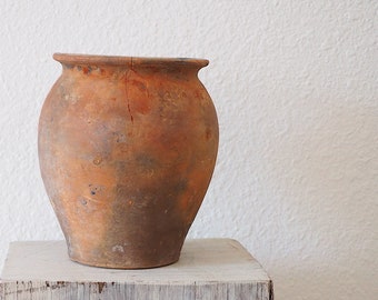 Vintage Terracotta jug - shipping included in price!