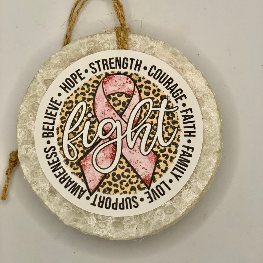 Breast Cancer Car Freshie Cancer Awareness Car Freshener Etsy