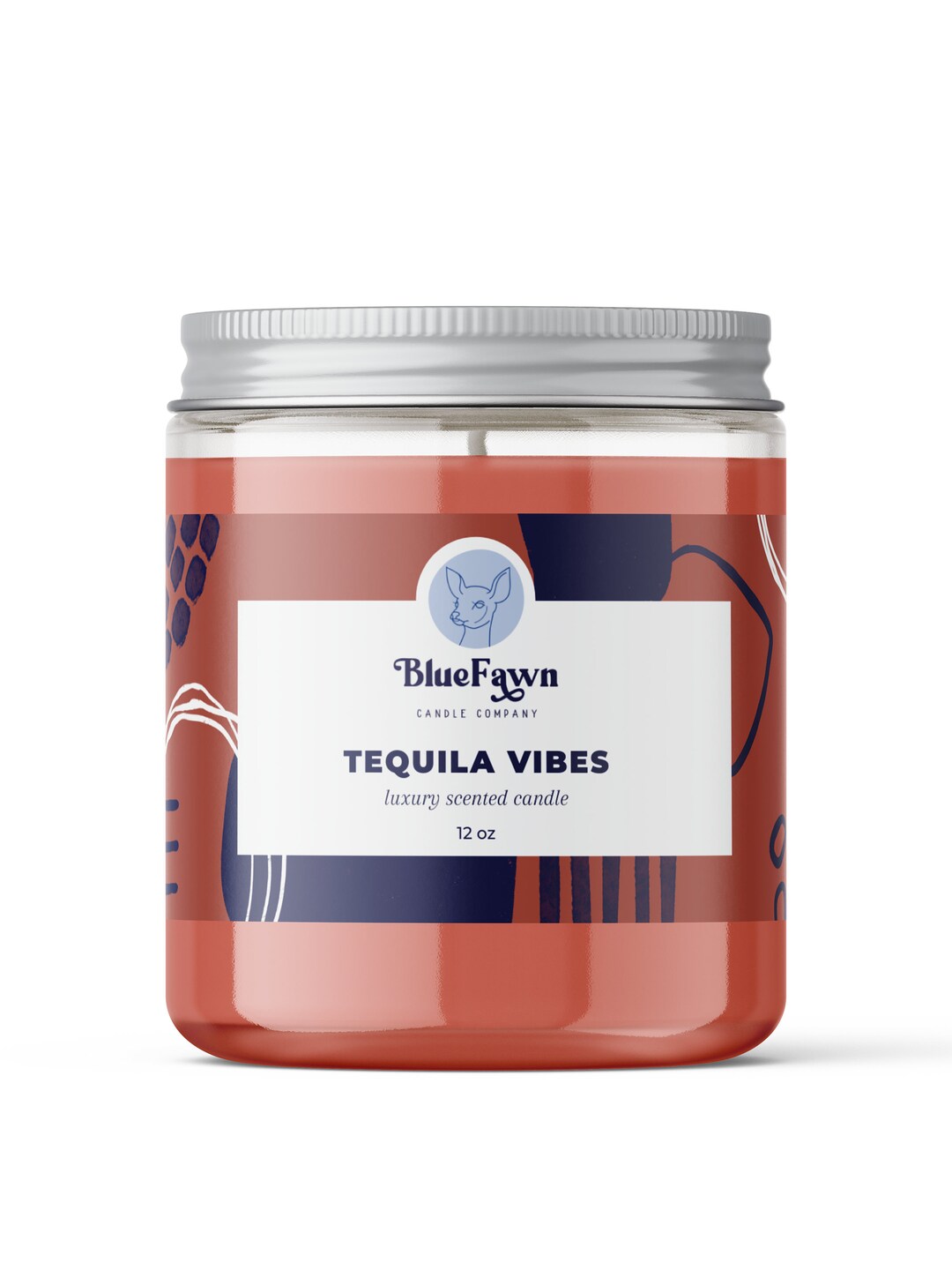 Tequila Vibes Candle Paraffin Soy Wax Candle Large Jar Candle