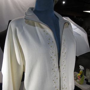 vintage avon cream jacket size small