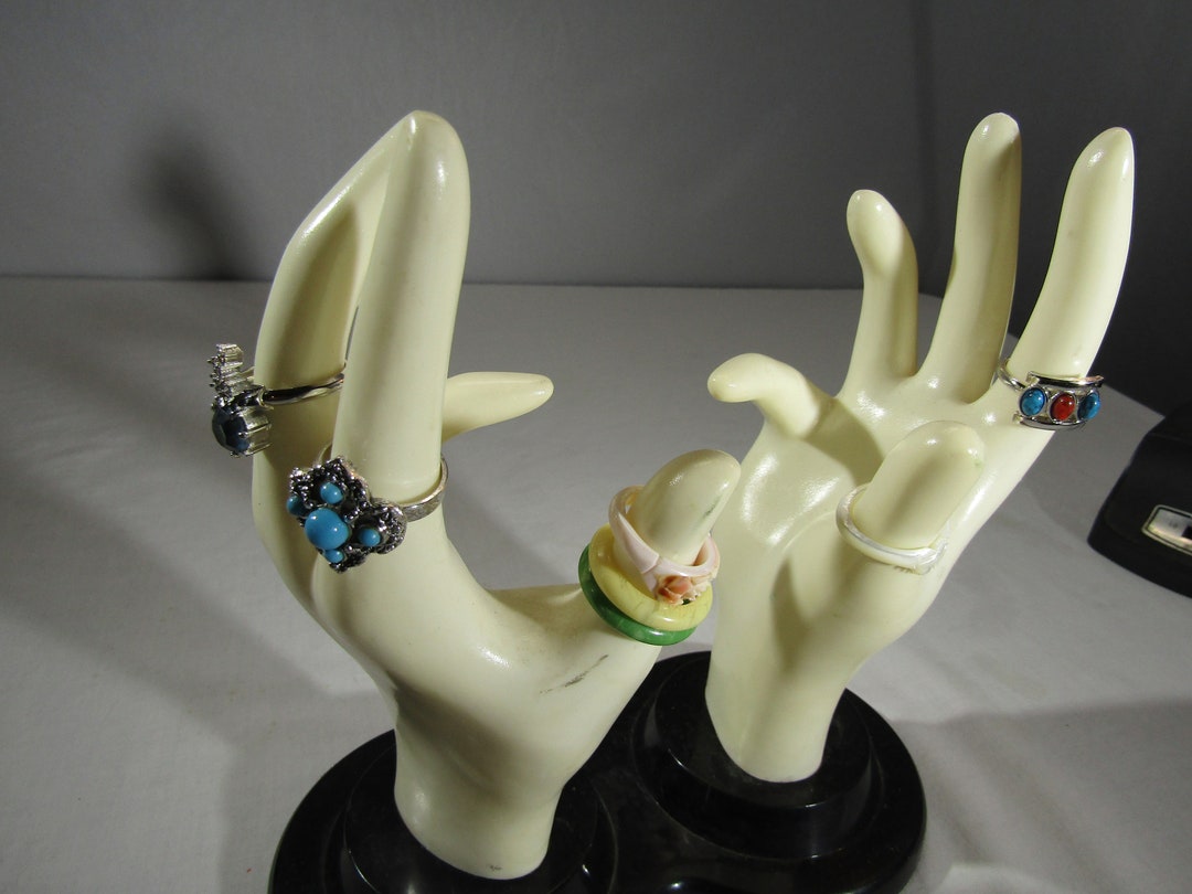 Costume Rectangular Rings Vintage 7 Costume Rings - Etsy