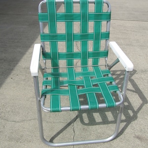 vintage sunbeam lawn chair/folding chair/beach chair