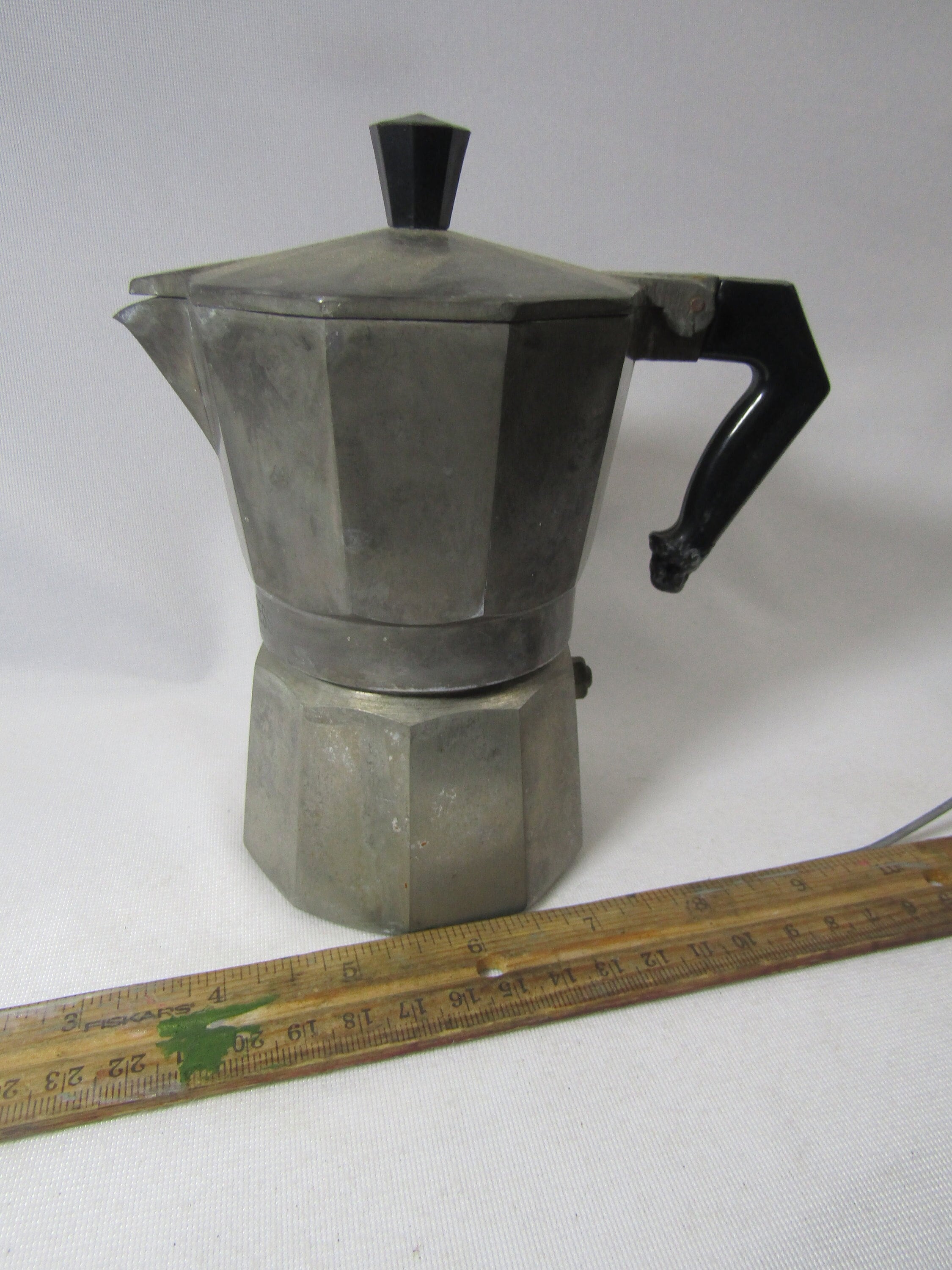 Vintage Aluminum Coffee Pot 1 Liter 1000 Ml Aluminum Camping Percolator  Coffee Maker Camping Spplies Tea Decor Farmhouse Vase Retro Country 