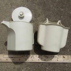 Contenitore con tappo a ribalta e versatore Tupperware Vintage 90