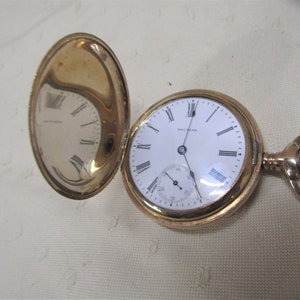 Waltham gold pocket watch