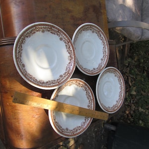 vintage filig tee 4 plates carr china