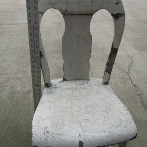 Antique Wood Chair: Sturdy Vintage Farmhouse Decor