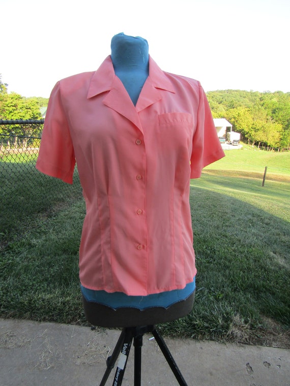 vintage blouse size 10 union label
