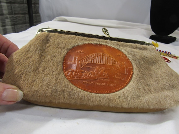 vintage leather coin purse from Australia - image 1