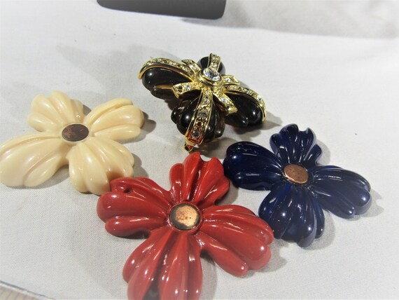 Lot De Bijoux Vintage Joan Rivers – Couleurs Interchangeables – Parure Occasion