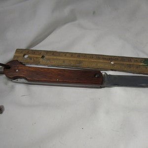 vintage stainless stee brazil  pocket knife