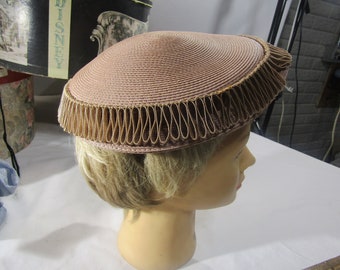 vintage hat  / bee hat