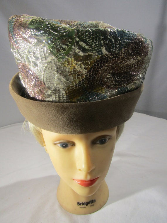 vintage hat  / church hat/ - image 5