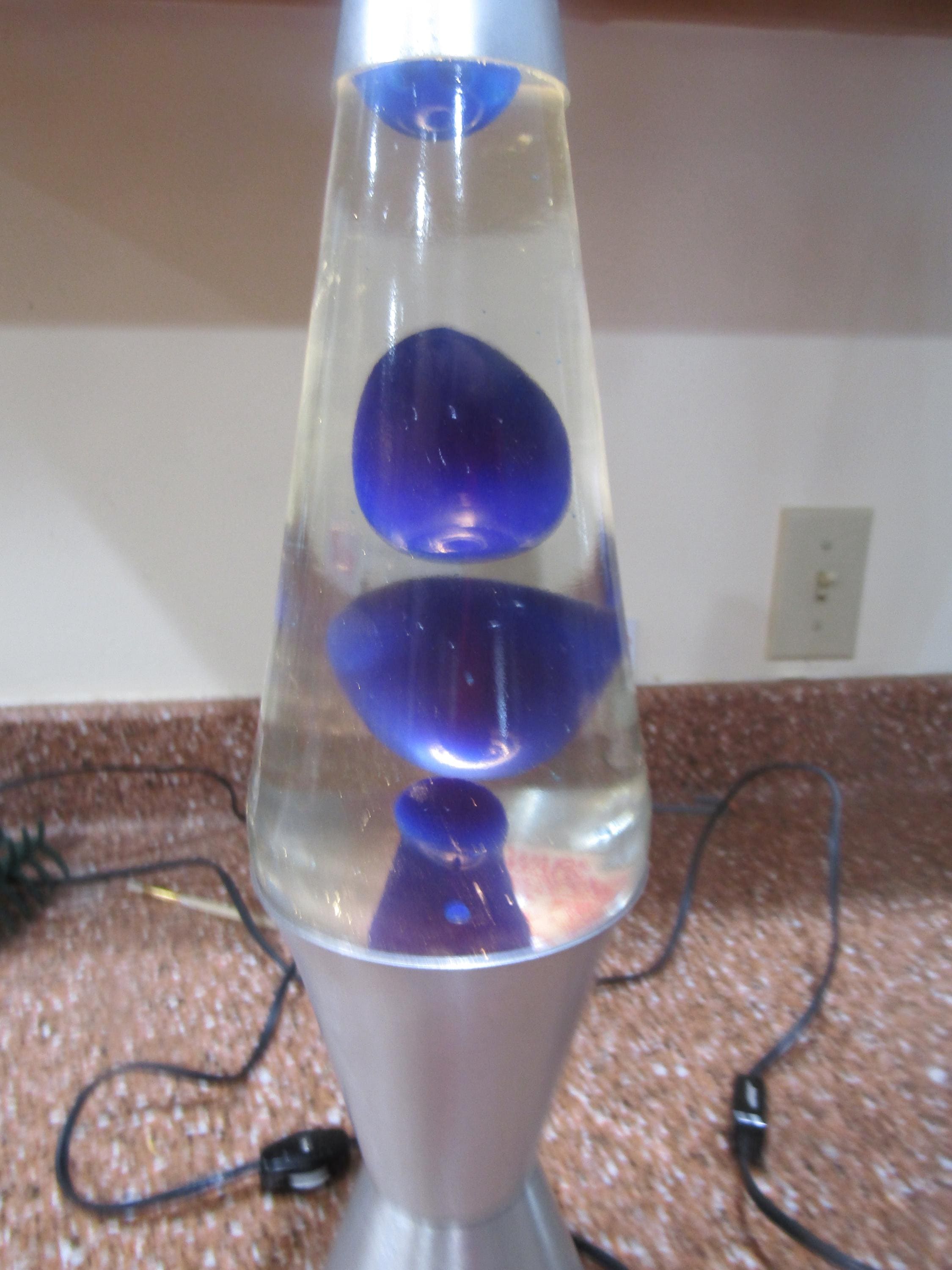 Vintage Blue Lava Lamp - Etsy