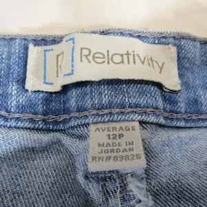 jeans vintage da donna taglia 12 pet