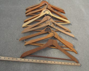 vintage wood  pants hangers
