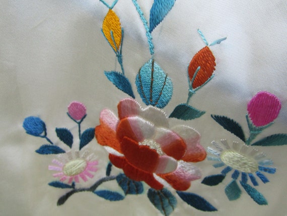 antique silk Japanese kimono large - image 1