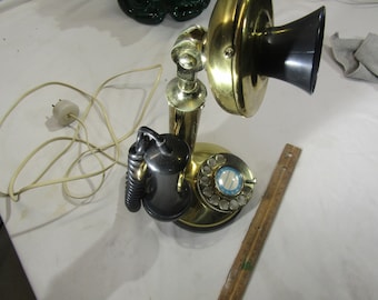 vintage desk top phone/ candlestick phone