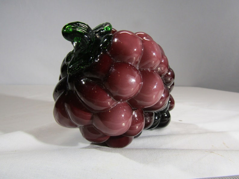 Vintage Glass Fruit Grapes Etsy