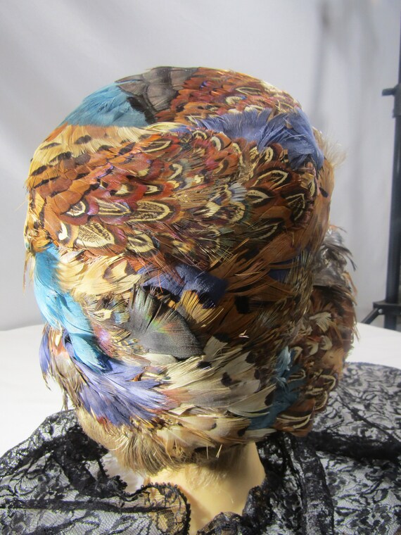 Vintage Hat / Feather Hat - Etsy display picture 3