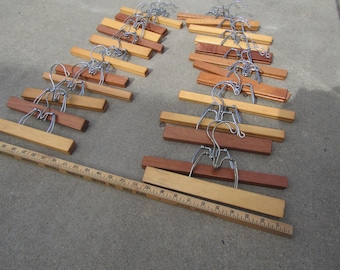 vintage wood  pants hangers