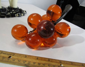 vintage druiven acryl amber gouden druiven