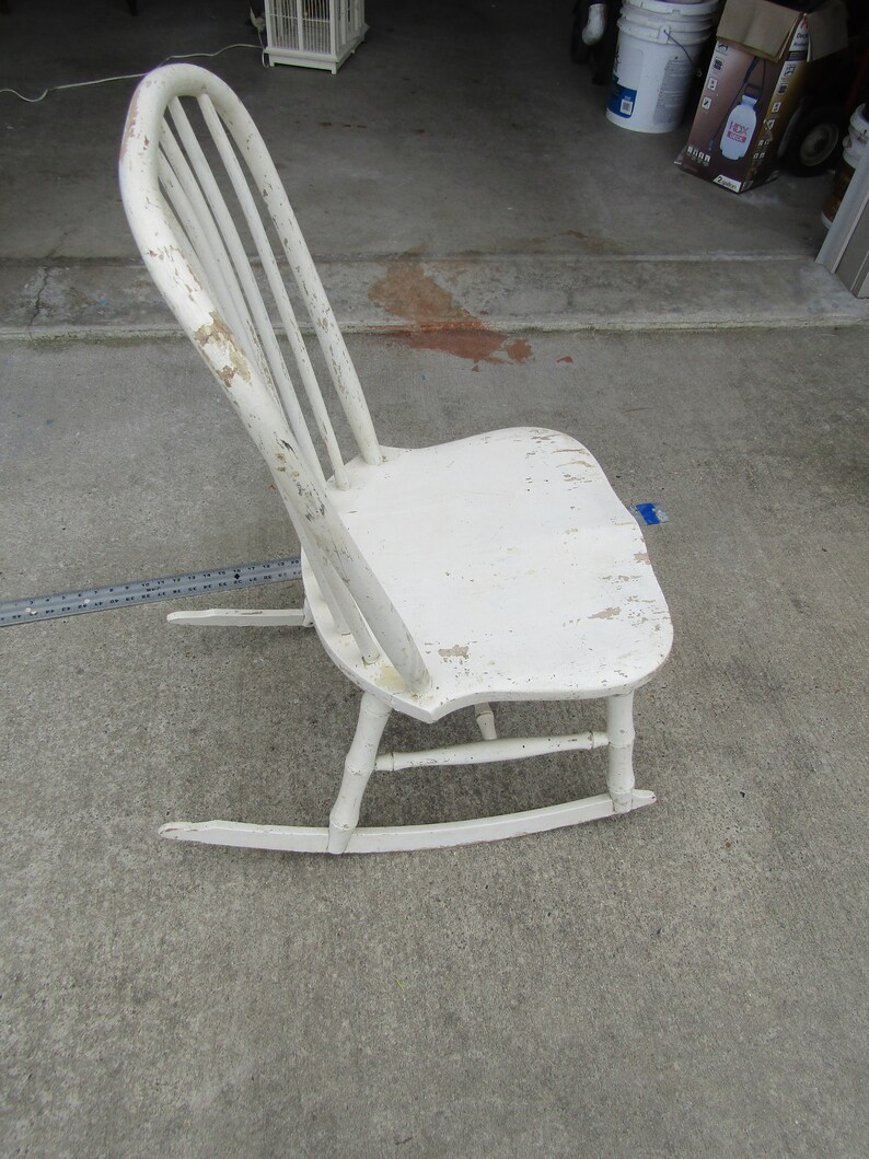 Vintage Farmhouse Sewing Rocking Chair - Etsy