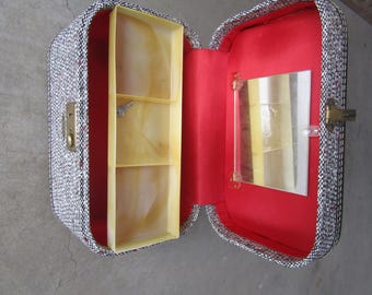 vintage train carrying case/ luggage.