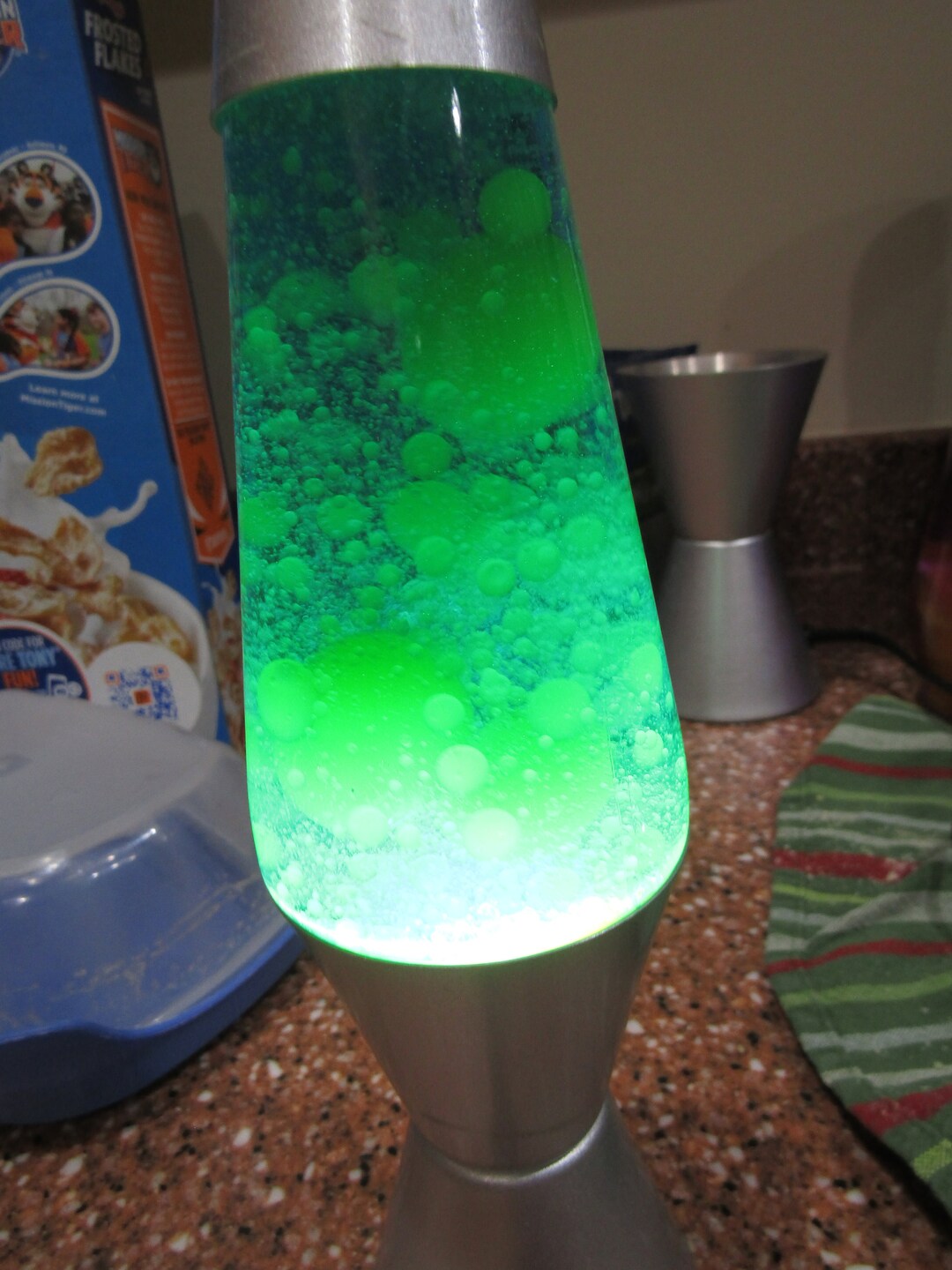 Vintage Green Lava Lamp Etsy