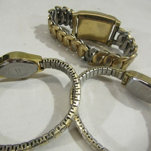 vintage wrist watches and bands/pulsar/quartz/Witthauer