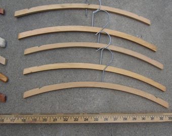 vintage wood  hangers