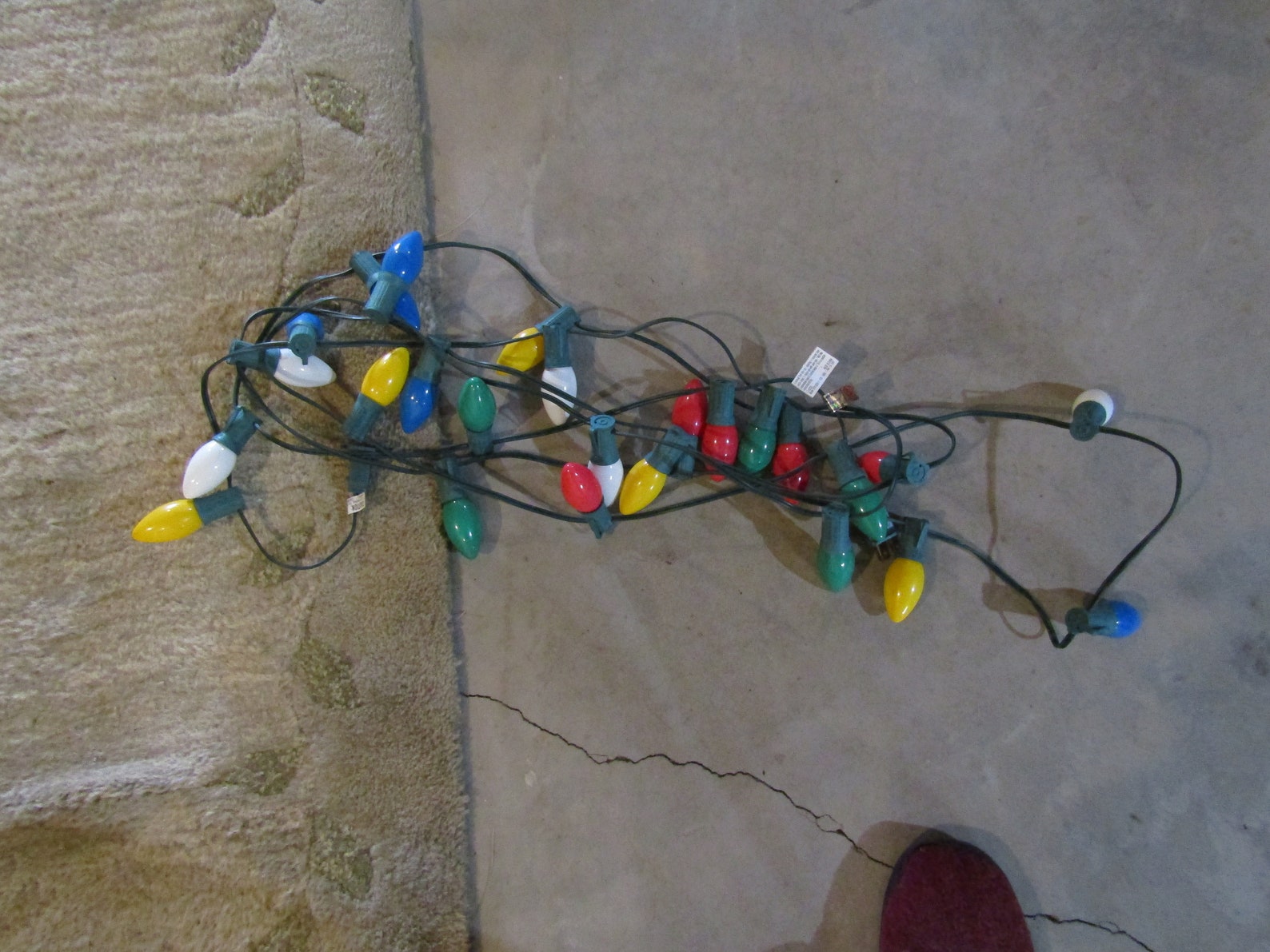Vintage Big Bulb Christmas Lights, Light Clear Lights Left Etsy