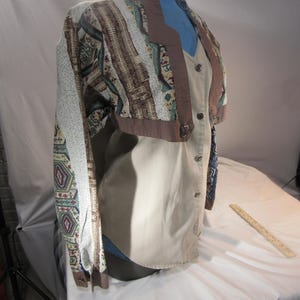 vintage western cotton  shirt size med