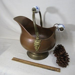 vintage copper pot / coal bucket