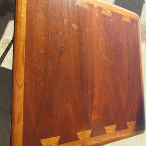 vintage lane midcentury tafel met zwaluwstaarten