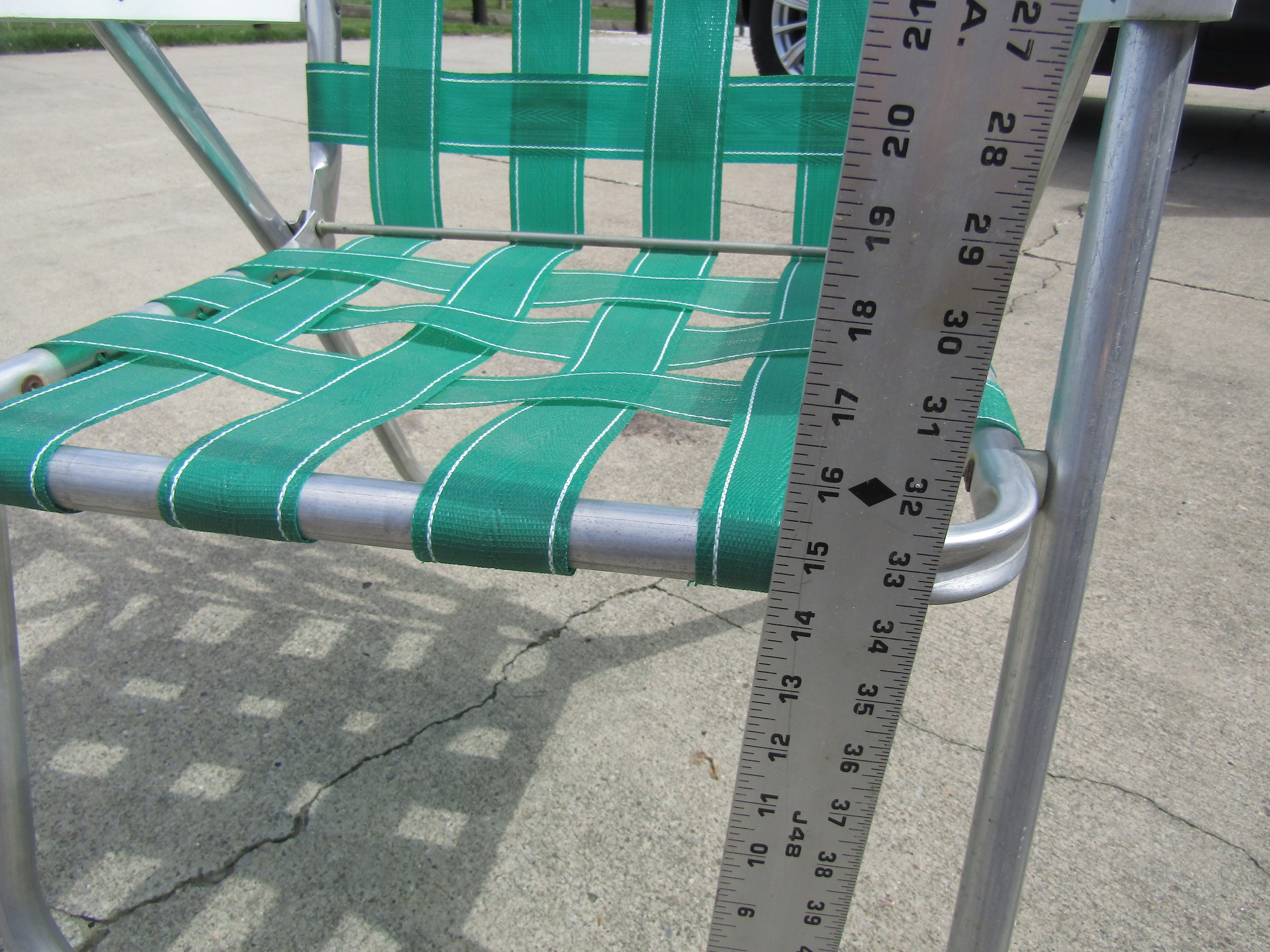 Vintage Sunbeam Metal Lawn Chair: Folding Beach Chair - Etsy